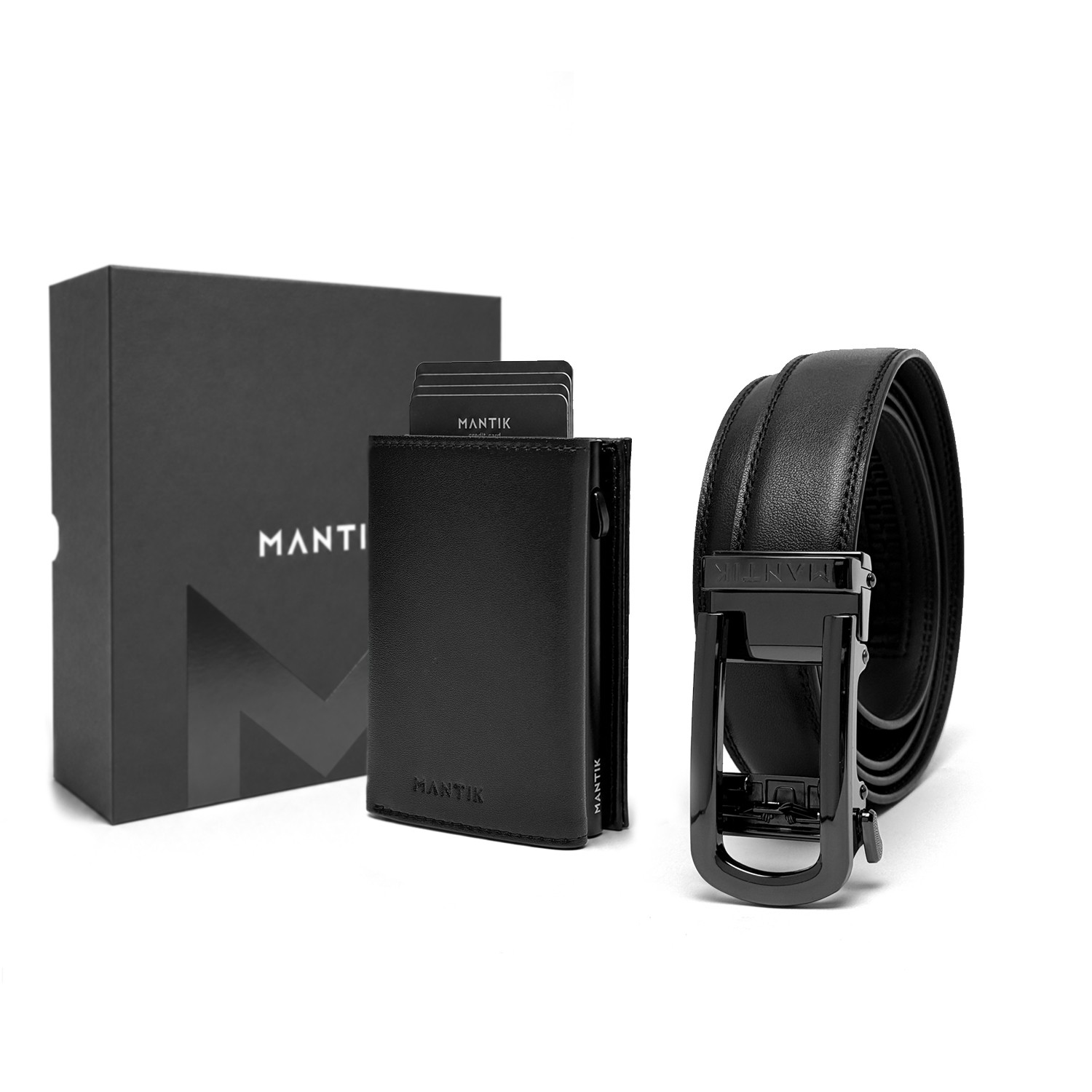 MANTIK Essential muški set novčanik & kaiš