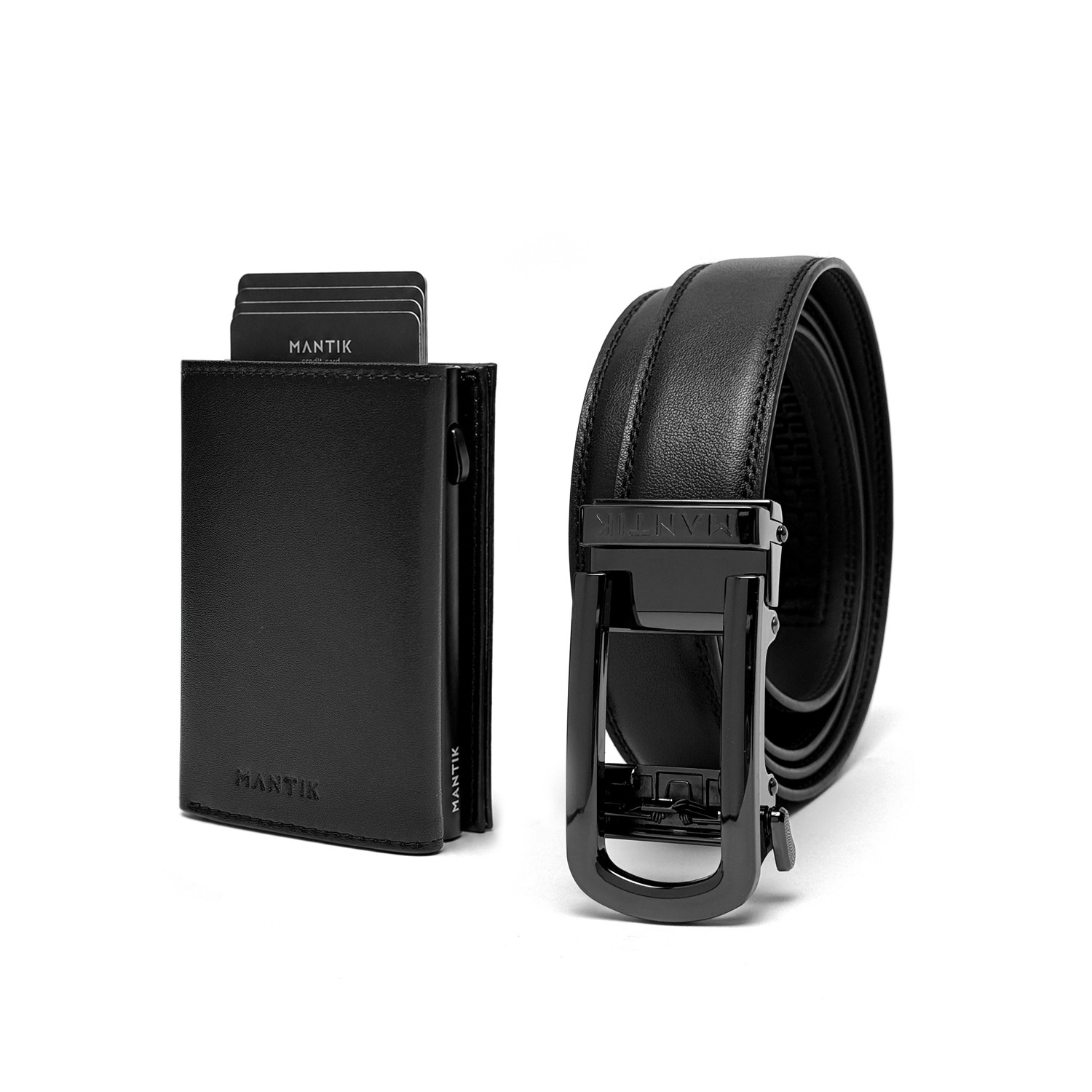MANTIK Essential muški set novčanik & kaiš - Slika 4
